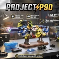 P90 Gel Ball Blaster Submachine With Lights And Smoke Effect